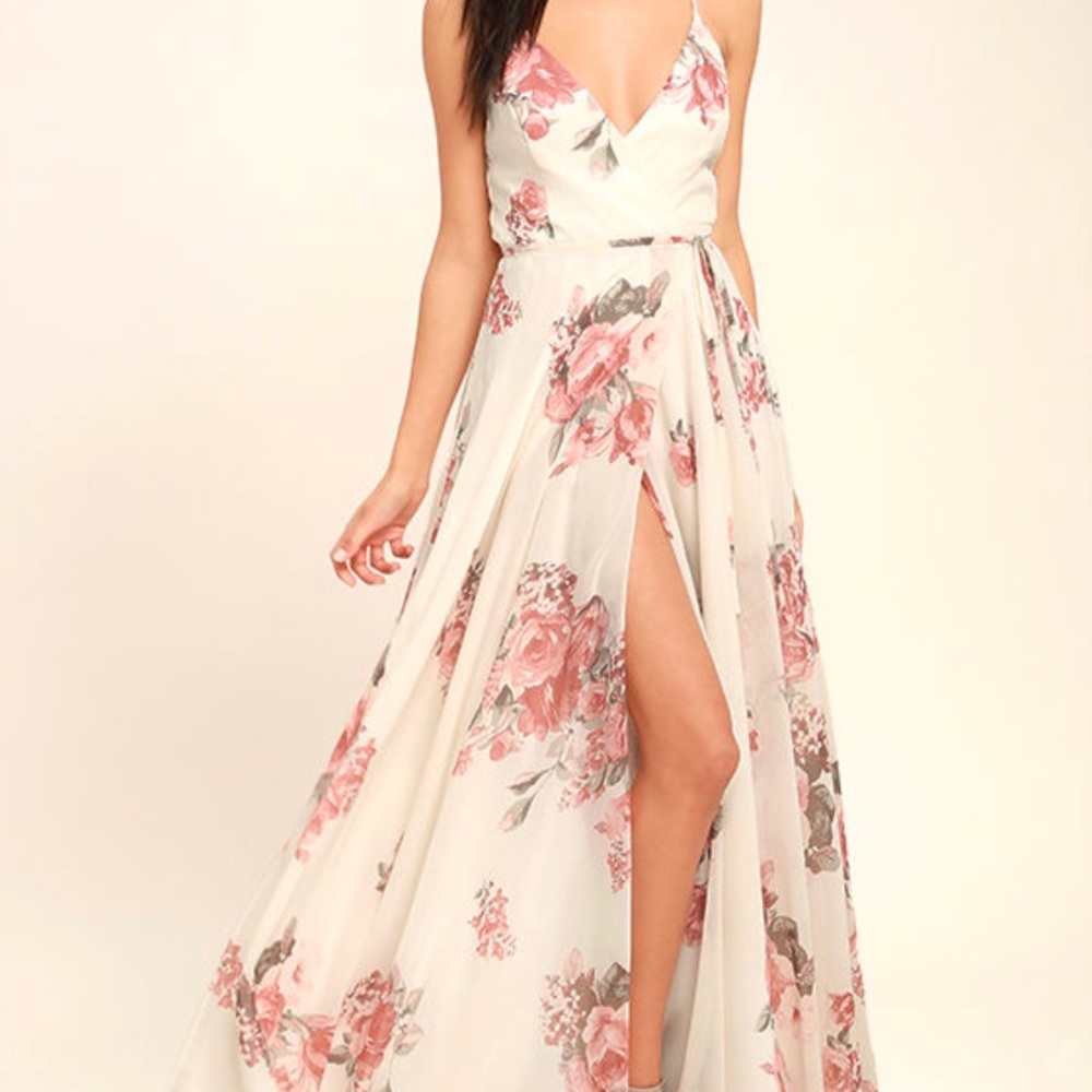 Lulus Floral Maxi Dress
